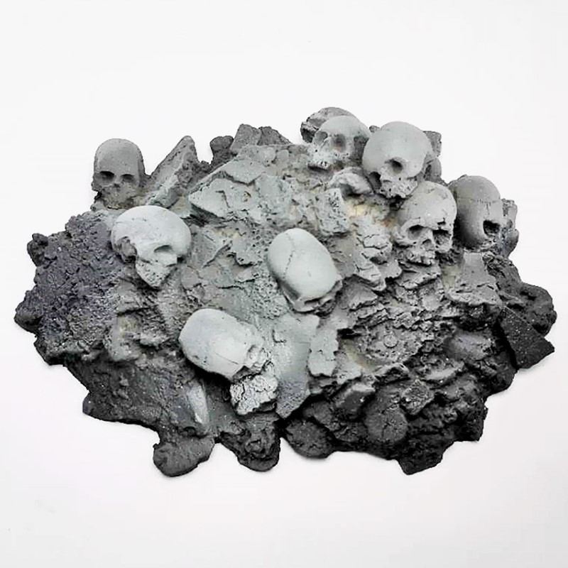 Resin Art Kitchen - Silicone mold Halloween skull pile diy