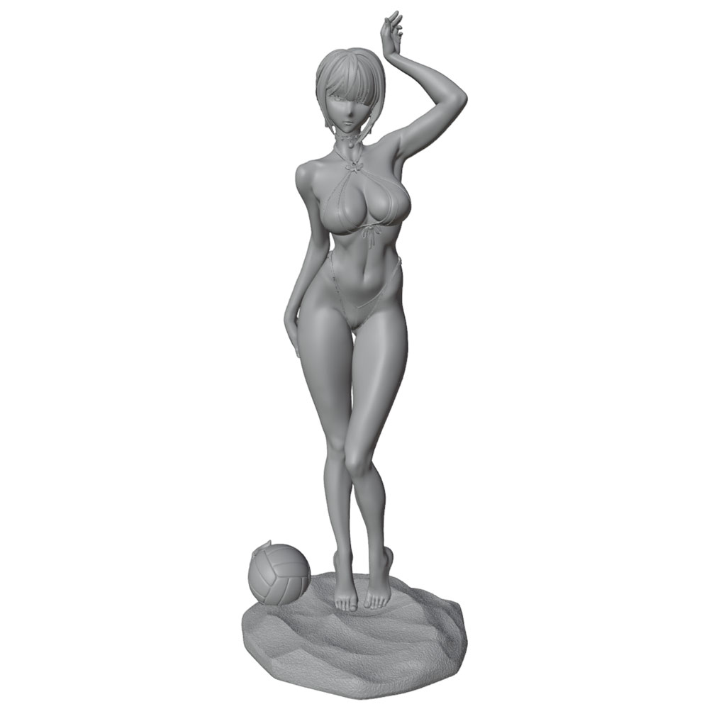Resin Art Beach - 1/24 Sexy Beach Girl Miniature Resin