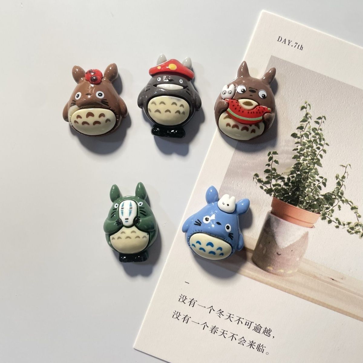 Resin Art Furniture - Totoro Anime Resin Fridge Magnet Cute