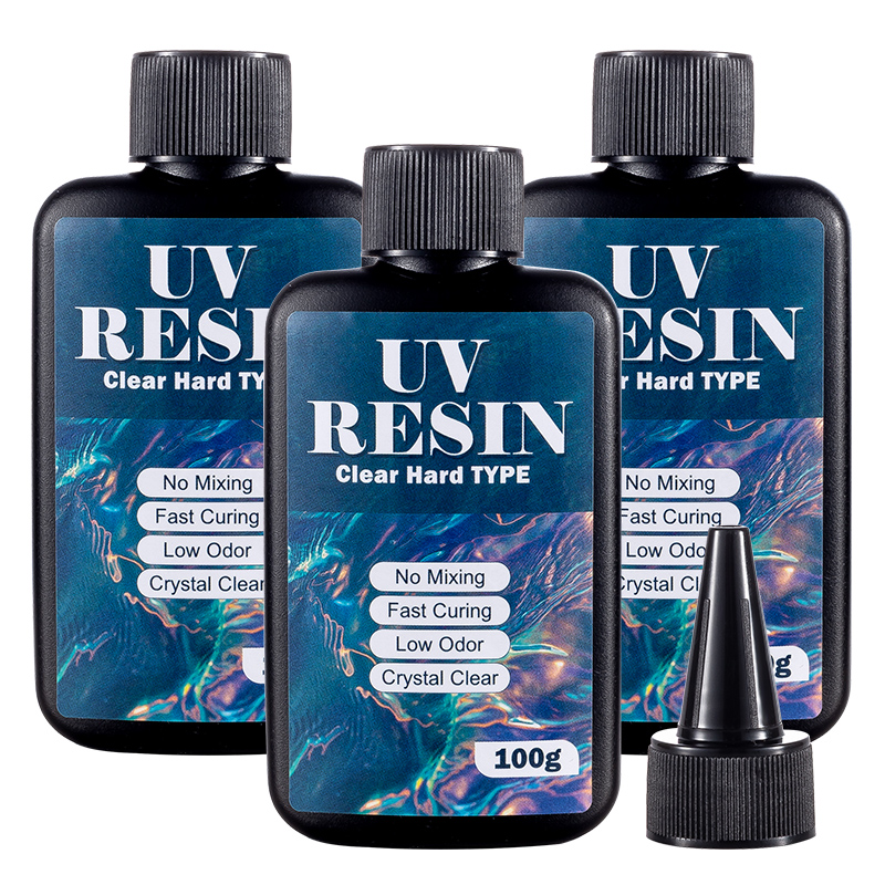 100/200/300g UV Resin Hard Typ - Resin Art Stone ulasan dan harga