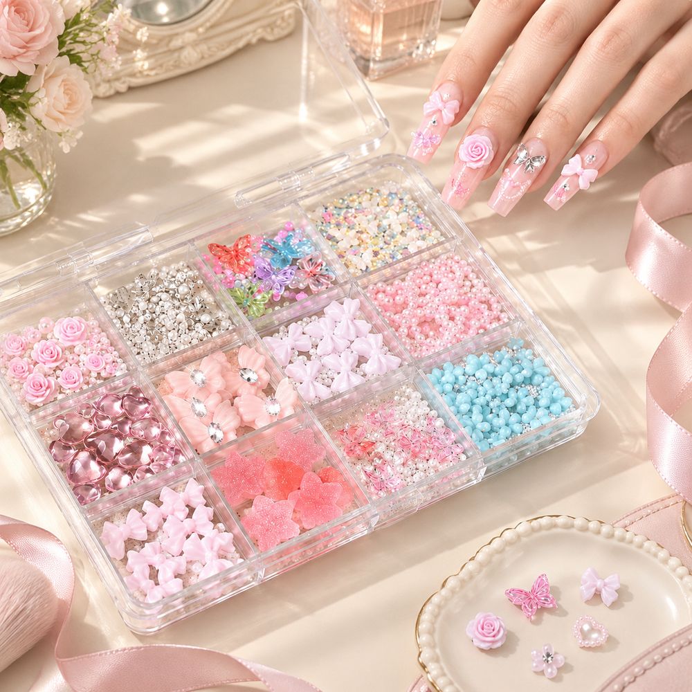 12 Grids Multi-shape Resin Nai - Resin Art Using Flowers ulasan dan harga