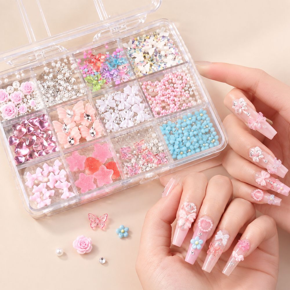12 Grids Multi-shape Resin Nai - Resin Art Using Flowers ulasan dan harga