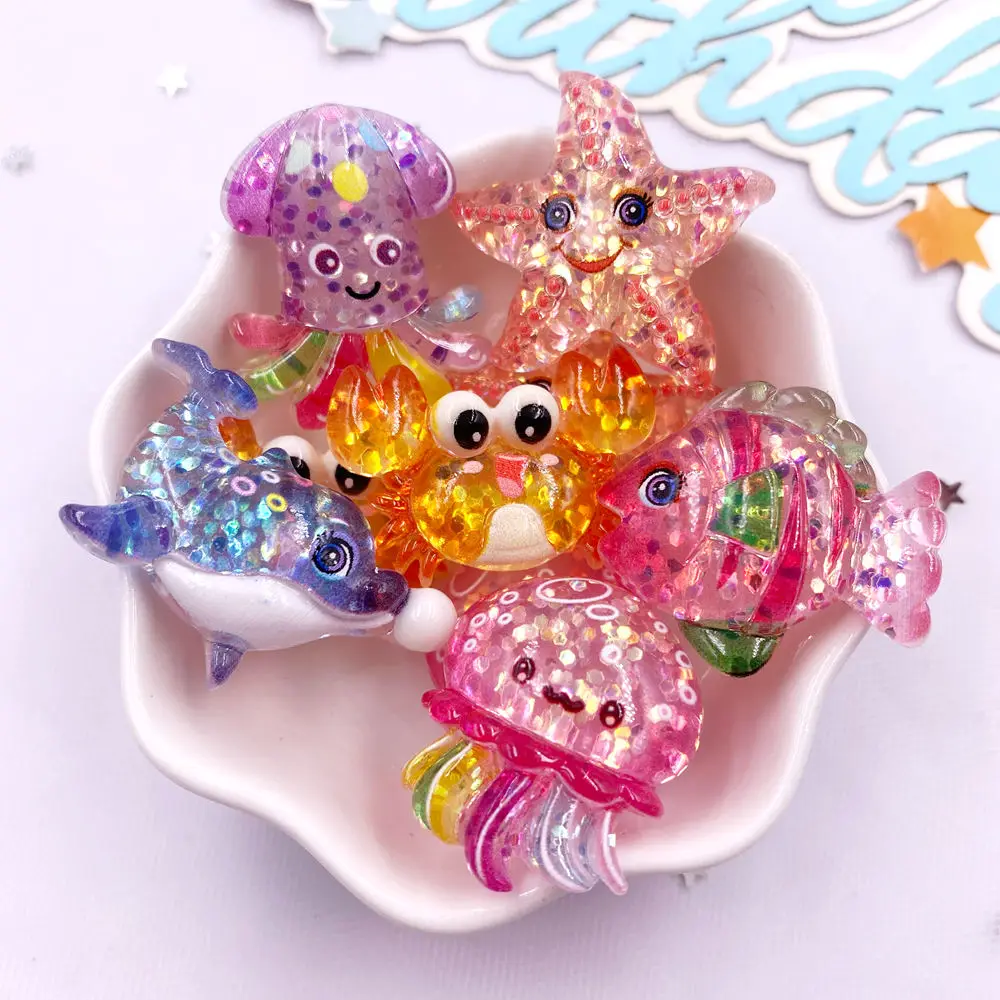 10pcs Glitter Colorful Resin S - Resin Art Beach ulasan dan harga