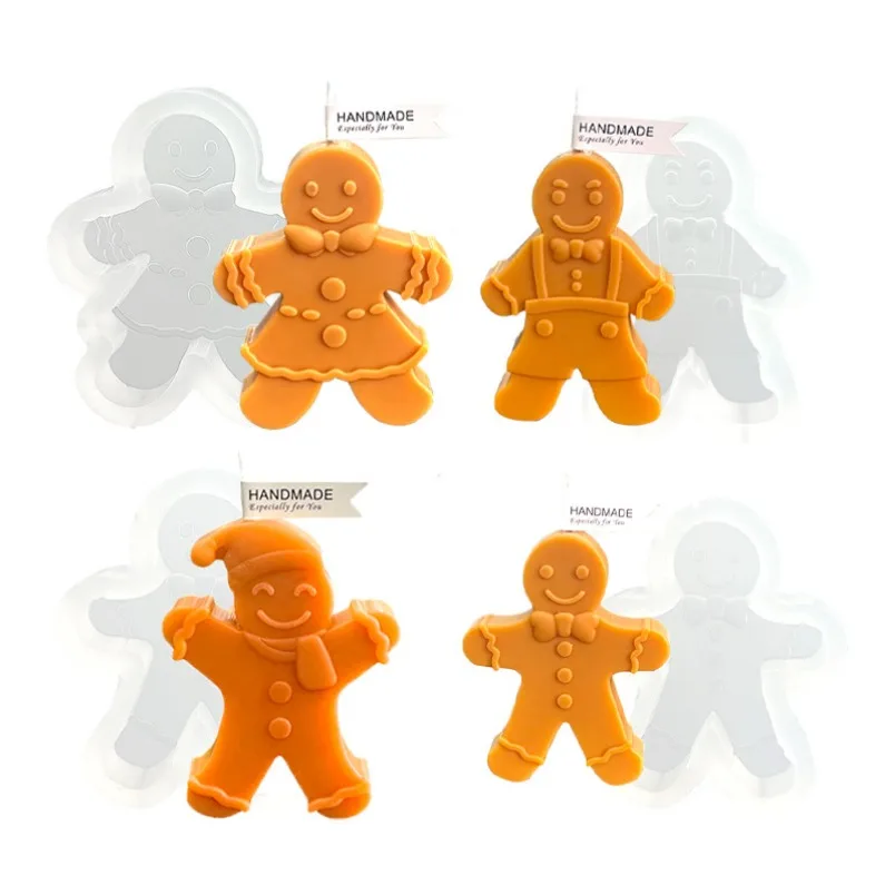 3D Smile Gingerbread Man Silic - Resin Art Furniture ulasan dan harga