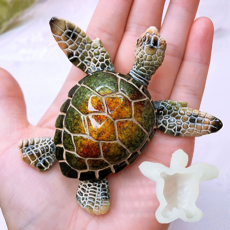 3D Sea Turtle Epoxy Resin Mold - Resin Art Beach ulasan dan harga