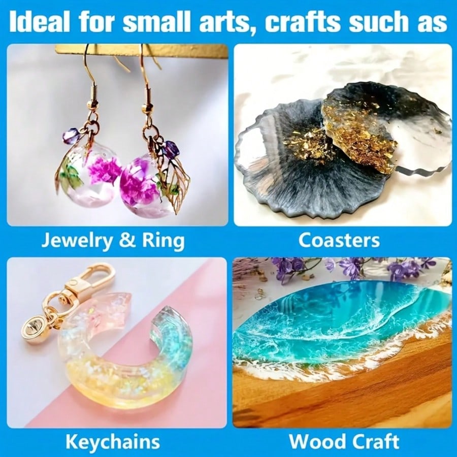 Crystal Clear Epoxy Resin 1:1  - Resin Art Stone ulasan dan harga