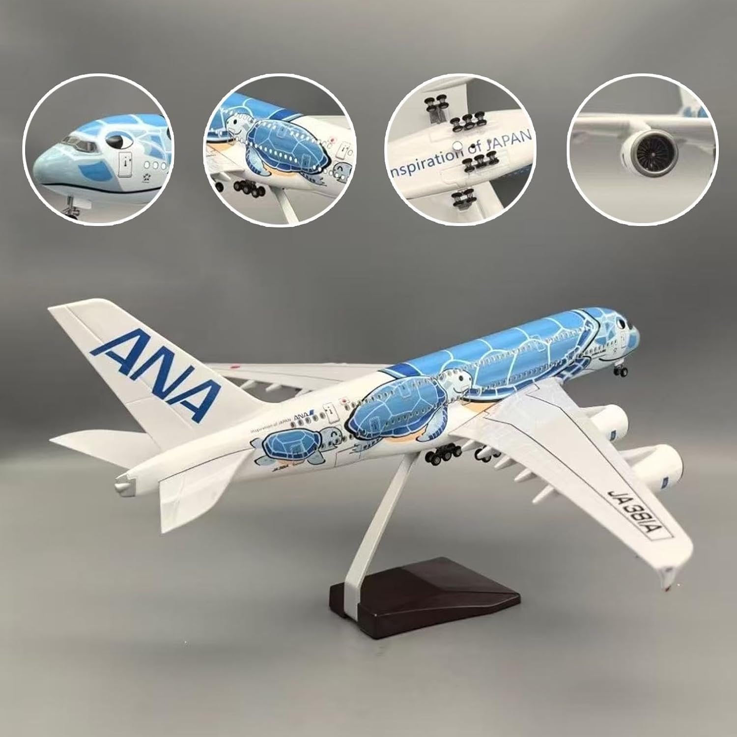 1/160 Scale Aircraft A380 Air  - Resin Art Beach ulasan dan harga
