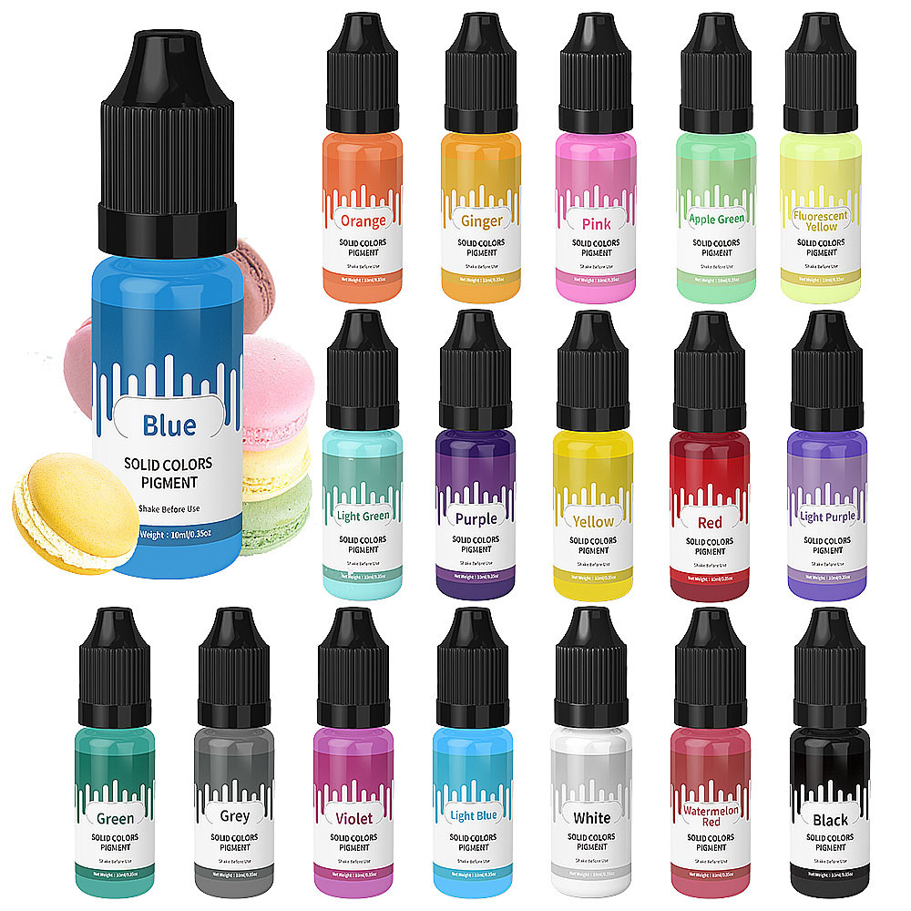 18Colors 10ml Macaron Solid Pa - Resin Color Paste ulasan dan harga