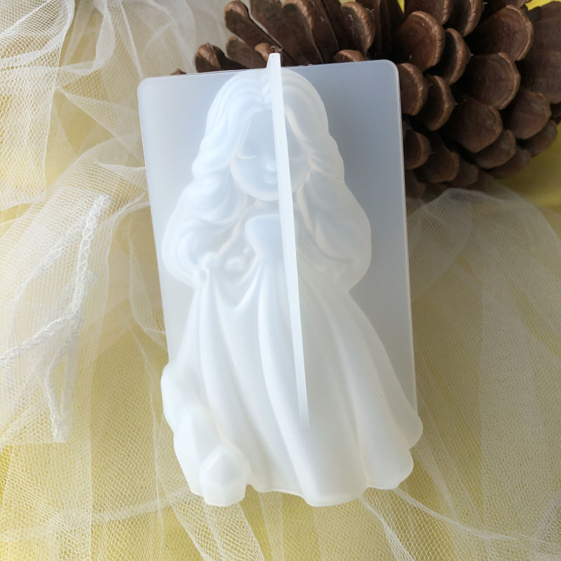 3D Cute Princess Silicone Cand - Resin Art Furniture ulasan dan harga