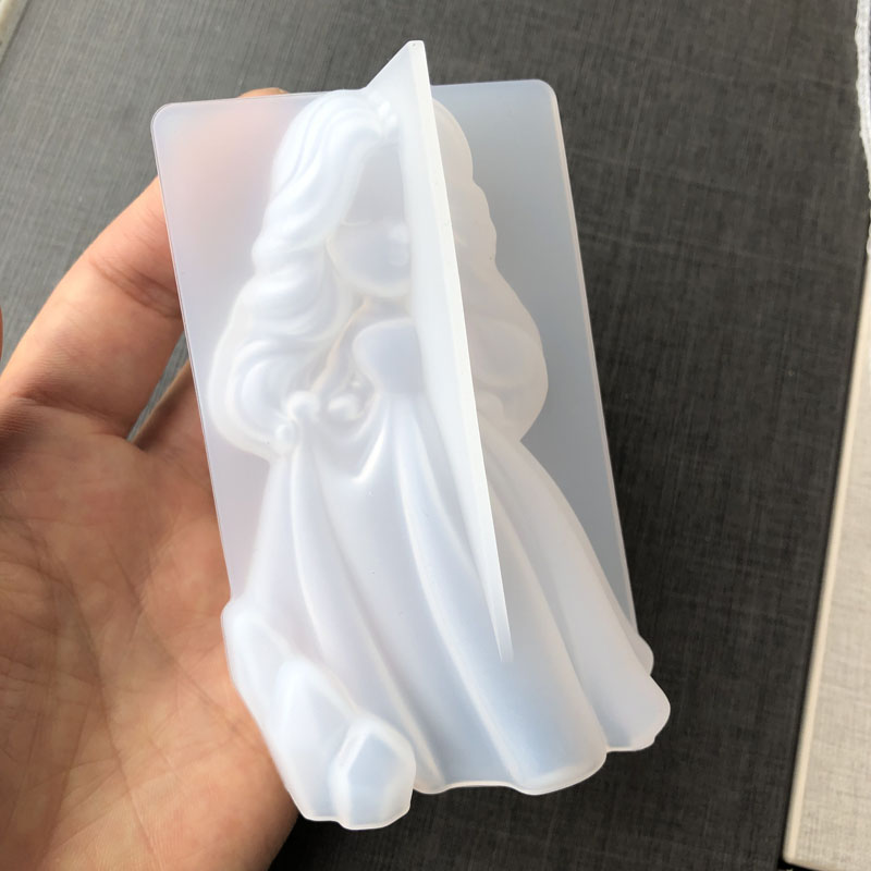3D Cute Princess Silicone Cand - Resin Art Furniture ulasan dan harga