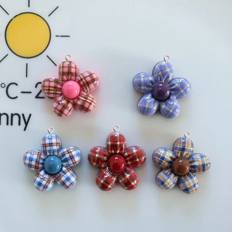 10Pcs Sweet Flower Planar Resi - Resin Art And Craft ulasan dan harga