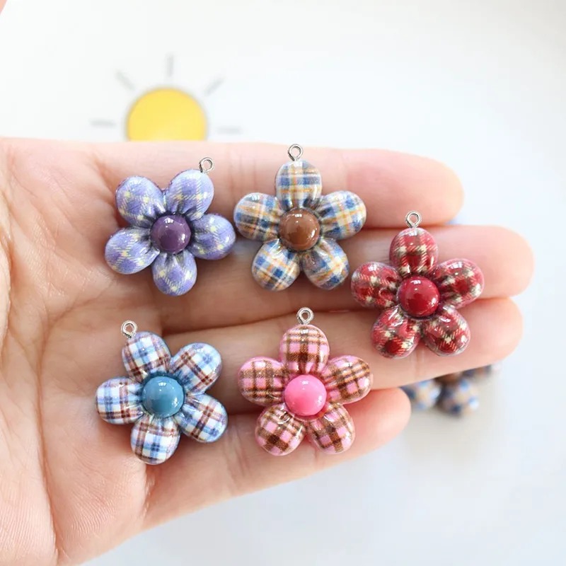 10Pcs Sweet Flower Planar Resi - Resin Art And Craft ulasan dan harga