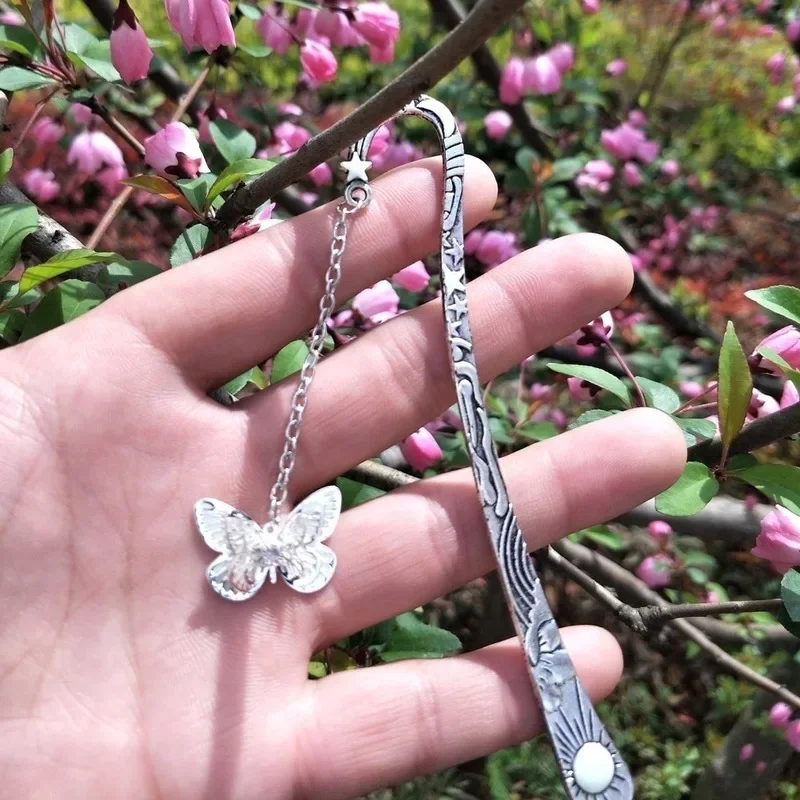 Retro Luminous Metal Bookmark  - Resin Art Bookmark ulasan dan harga