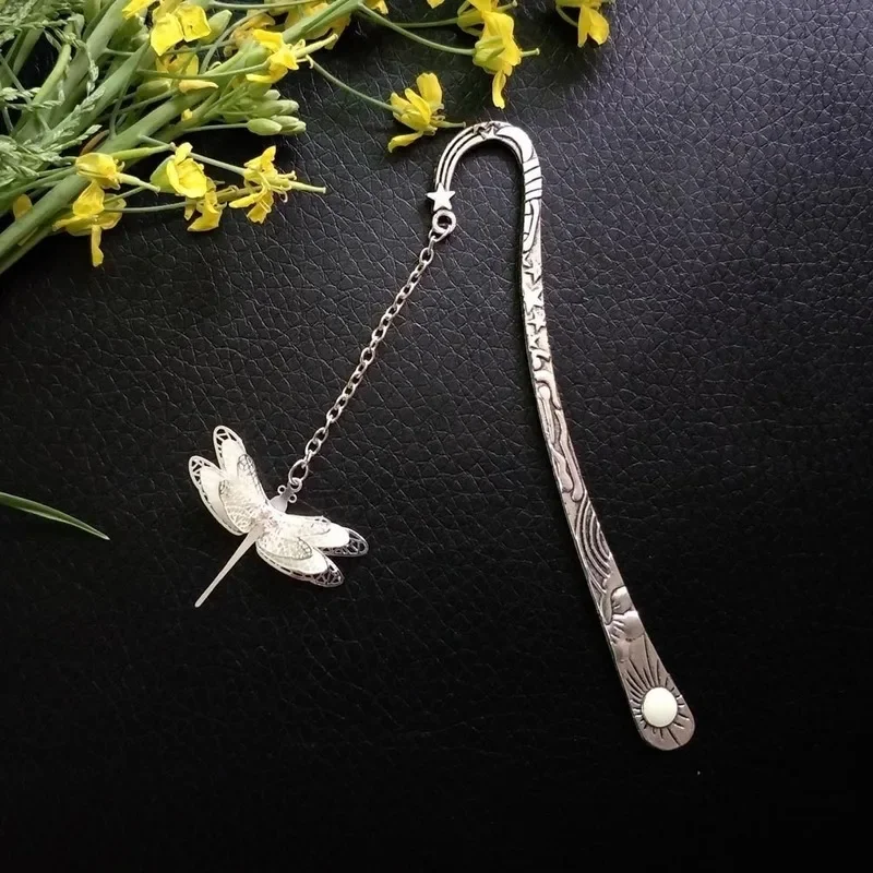 Retro Luminous Metal Bookmark  - Resin Art Bookmark ulasan dan harga