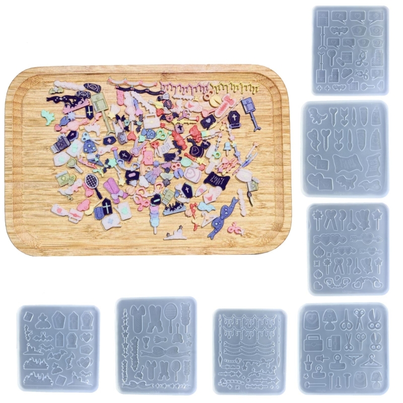 Star Chain Bowknot Shape Silic - Resin Art Equipment ulasan dan harga