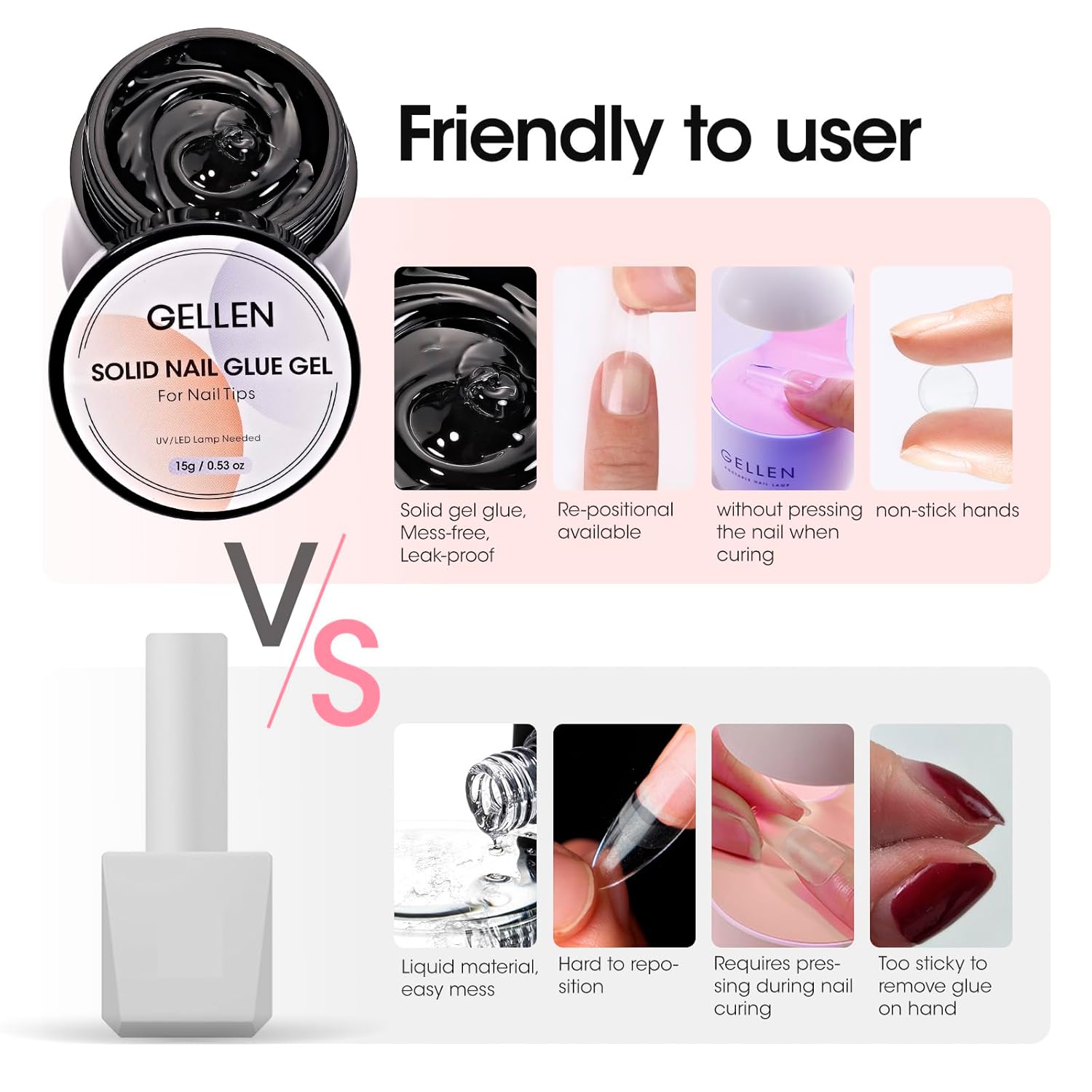 GELLEN Nail Solid Glue Builder - Resin Color Paste ulasan dan harga