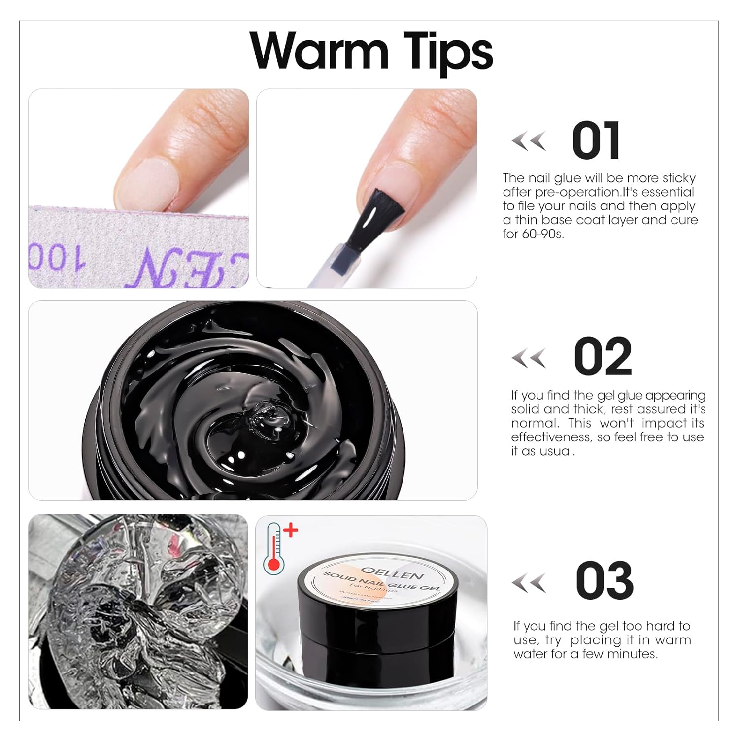 GELLEN Nail Solid Glue Builder - Resin Color Paste ulasan dan harga