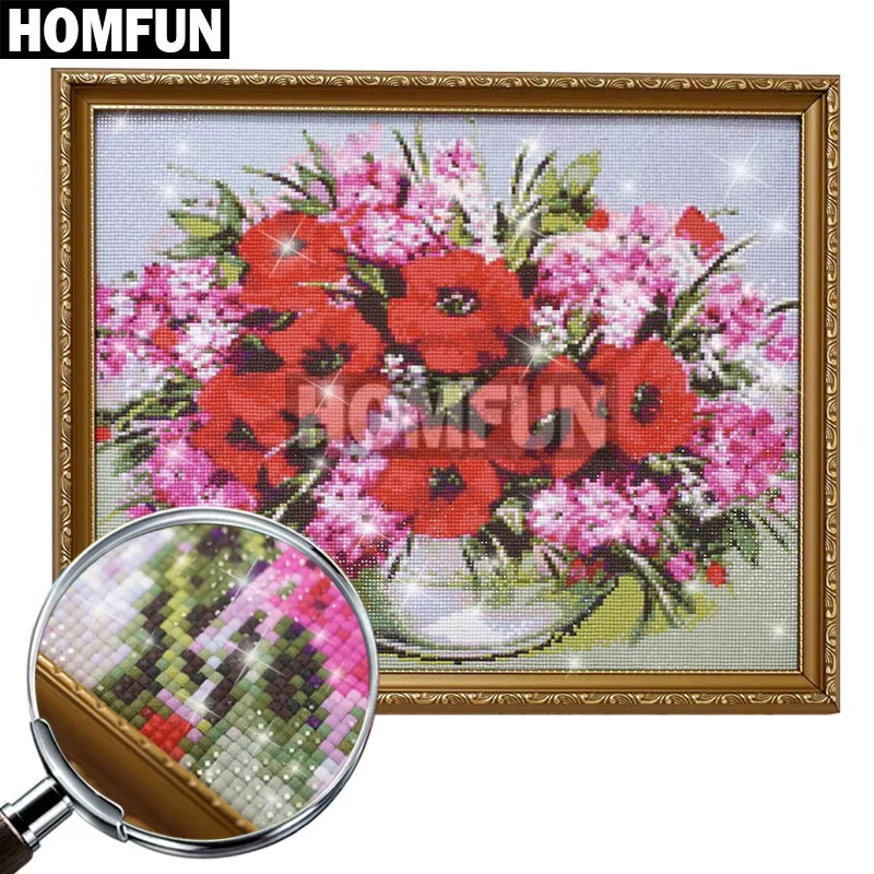 HOMFUN Diy 5d Diamond Painting - Resin Art Beach ulasan dan harga