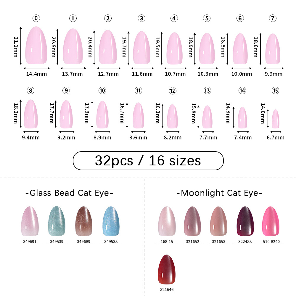 VITAGWX 32pcs Press on Nails A - Resin Color Paste ulasan dan harga