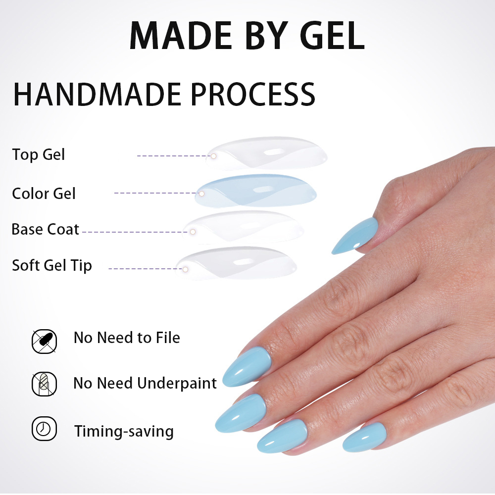 VITAGWX 32pcs Press on Nails A - Resin Color Paste ulasan dan harga