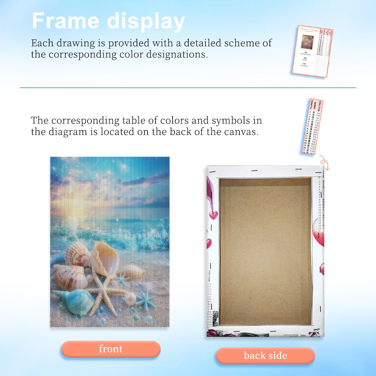 Frameless, Beach Shell Diamond - Resin Art Beach ulasan dan harga