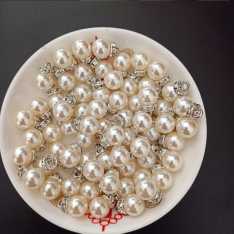 30Pcs Round Pearl Diamond Pend - Resin Art For Anniversary Gift ulasan dan harga