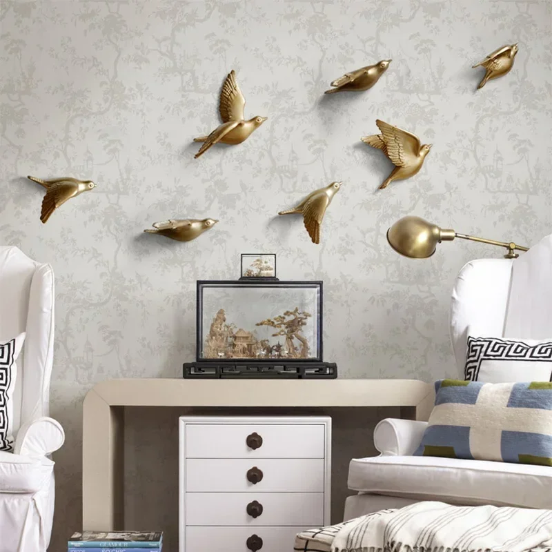European Resin Birds Wall Hang - Background Resin Art ulasan dan harga