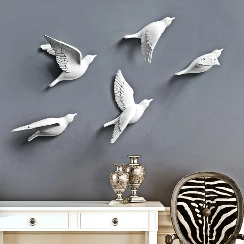 European Resin Birds Wall Hang - Background Resin Art ulasan dan harga