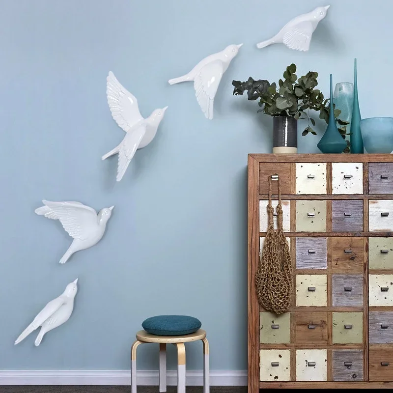 European Resin Birds Wall Hang - Background Resin Art ulasan dan harga