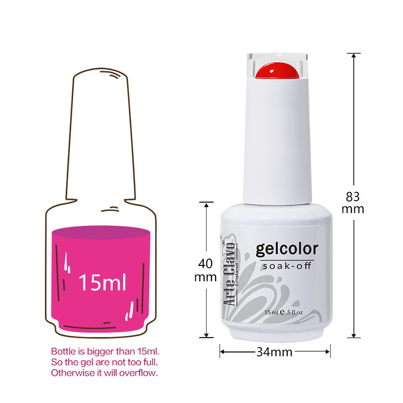 Arte Clavo 15ml Gel Nail Polis - Resin Art Equipment ulasan dan harga