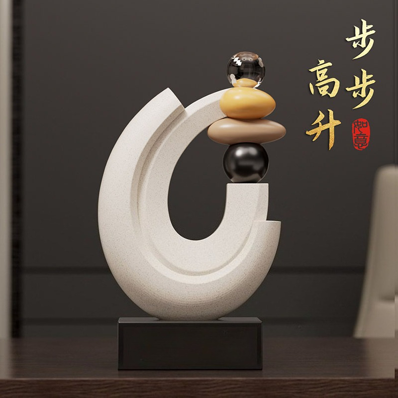 Home Decor Lucky Stone Statue  - Resin Art For Anniversary Gift ulasan dan harga