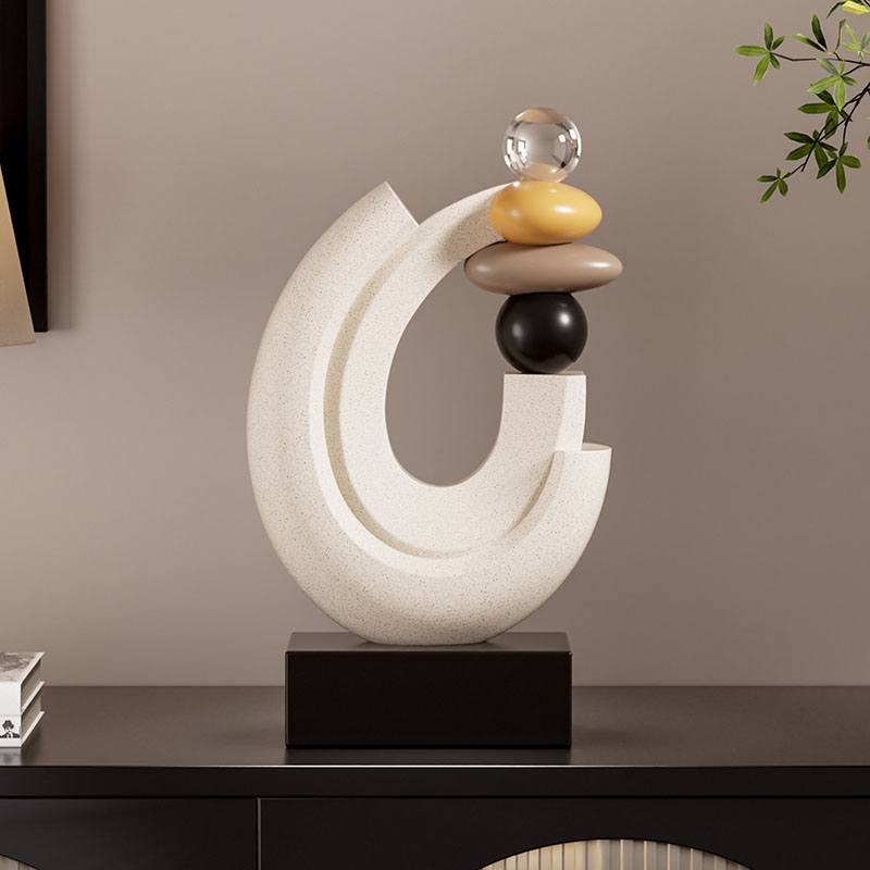 Home Decor Lucky Stone Statue  - Resin Art For Anniversary Gift ulasan dan harga