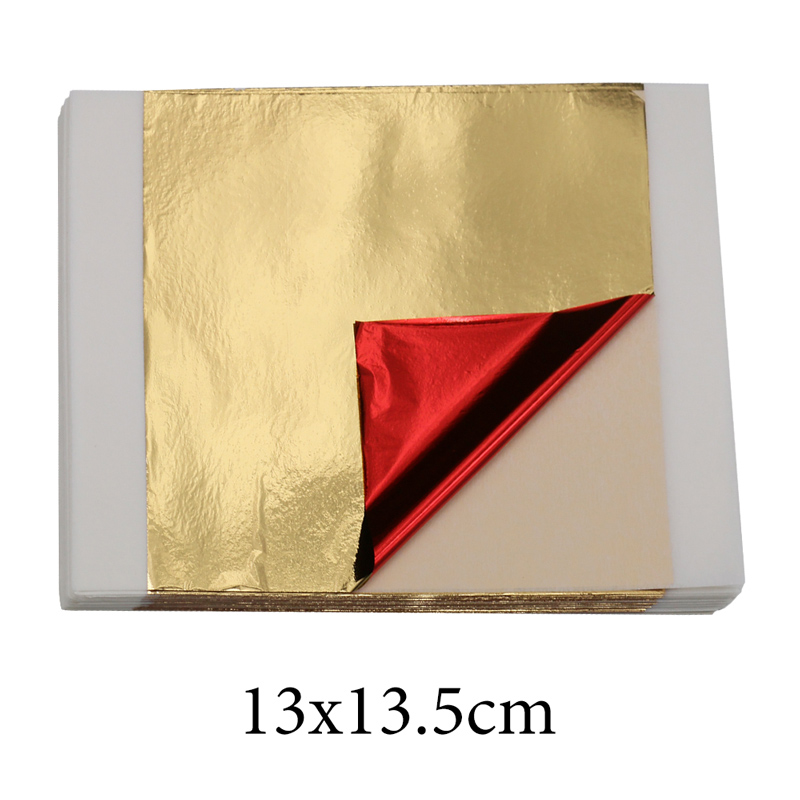 100pcs Imitation Gold Leaf Foi - Resin Art For Anniversary Gift ulasan dan harga