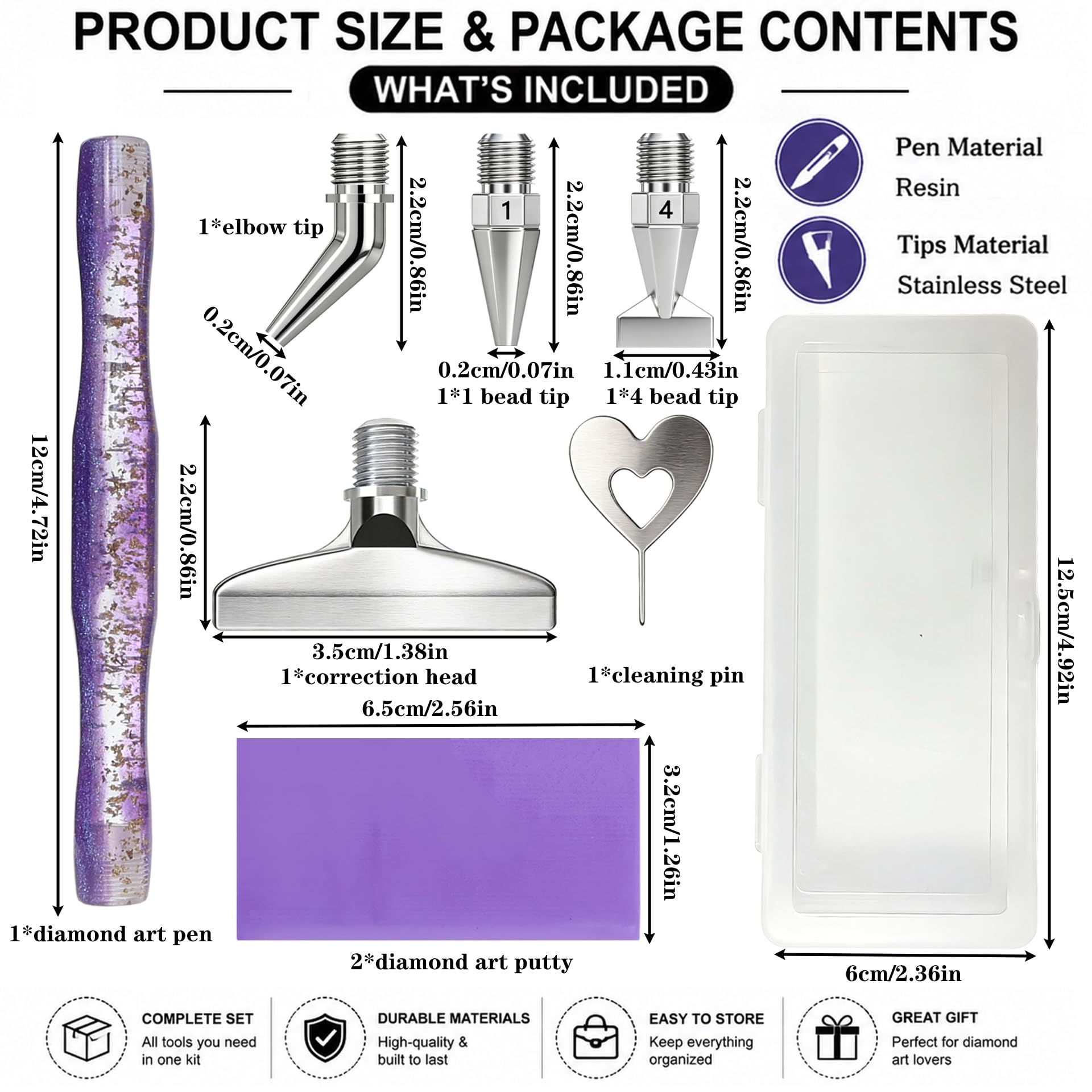 Diamond painting art pen, with - Resin Art And Craft ulasan dan harga