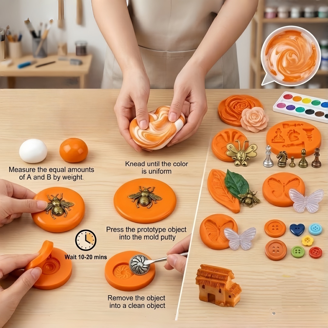 Silicone Putty DIY Crafting Se - Resin Art And Craft ulasan dan harga
