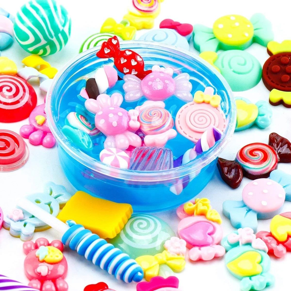 30pcs Random Candy Slime Charm - Resin Art And Craft ulasan dan harga