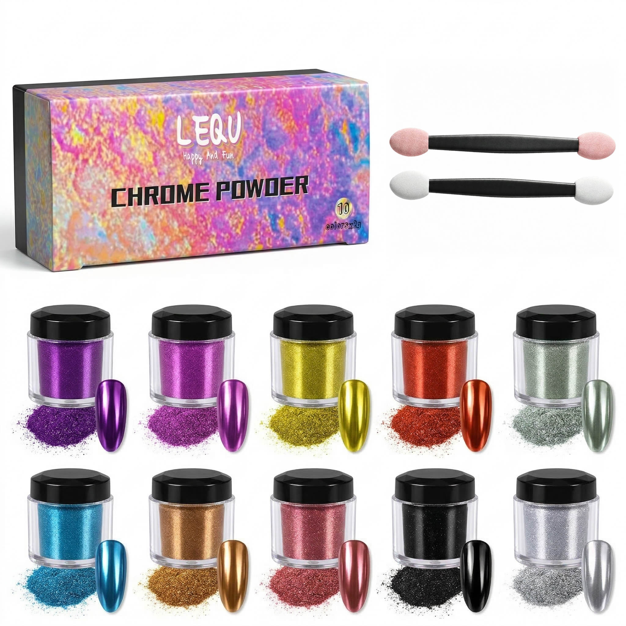 DIY 10-Color Magic Mirror Powd - Resin Color Paste ulasan dan harga