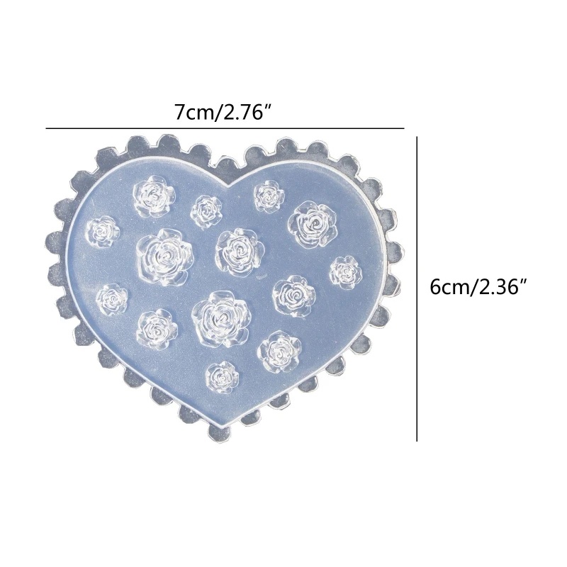 3D Rose Flower Nail Art Decora - Resin Art Of Rose ulasan dan harga