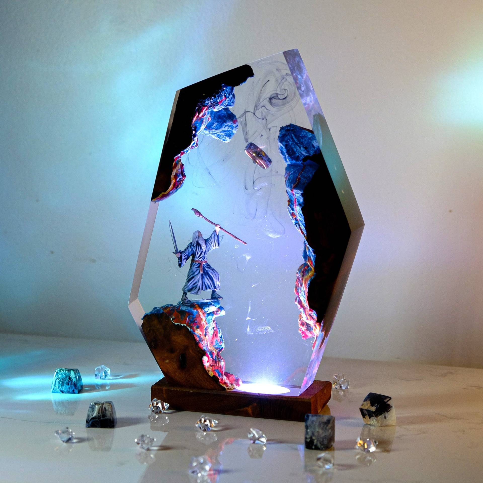 Movie Scence Figure Table Resi - Resin Art Furniture ulasan dan harga