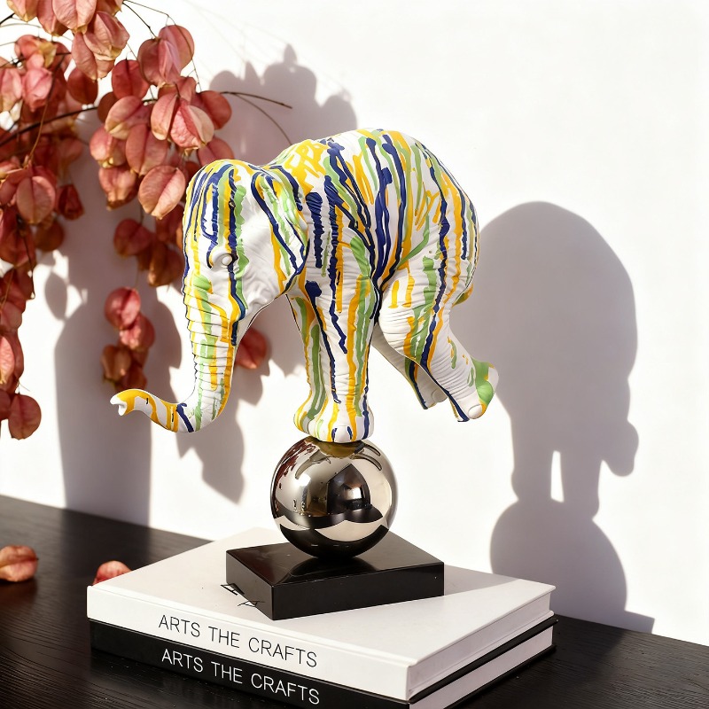 Colorful Graffiti Elephant Sta - Resin Art For Anniversary Gift ulasan dan harga
