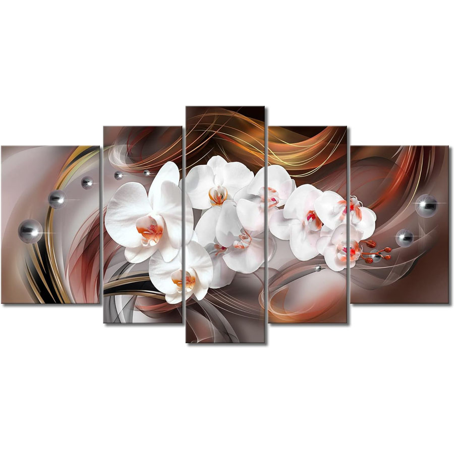 5 pcs of living room wall art  - Background Resin Art ulasan dan harga