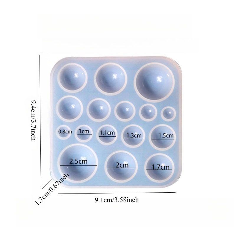 Resin Silicone Molds, Semi-Cir - Resin Art Stone ulasan dan harga