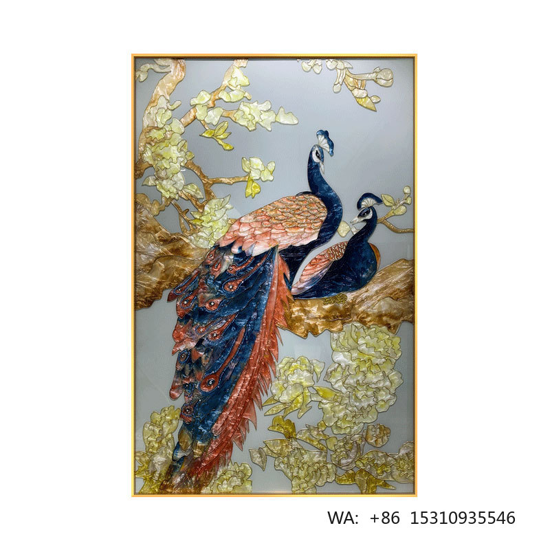 Handmade Enamel Metal Modern A - Background Resin Art ulasan dan harga