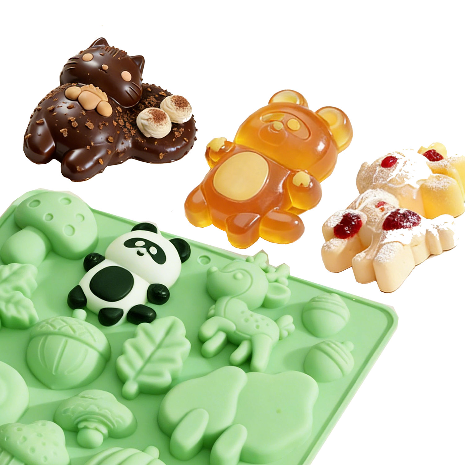 1 Silicone Cake Mold in the Sh - Resin Art And Craft ulasan dan harga