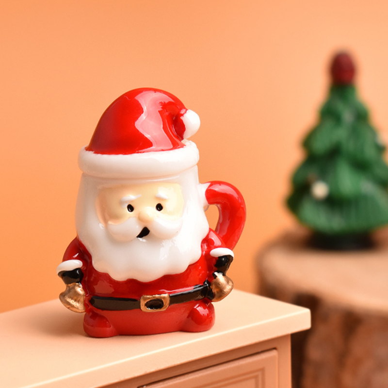 Mini Santa Teacup Ornament - R - Resin Art And Craft ulasan dan harga
