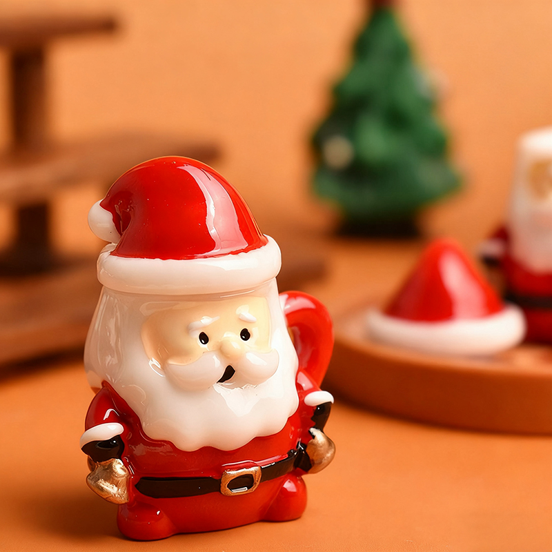 Mini Santa Teacup Ornament - R - Resin Art And Craft ulasan dan harga
