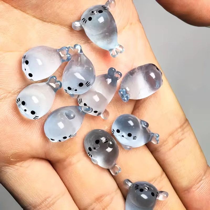 10-50pcs Glow in The Dark Mini - Resin Art Beach ulasan dan harga