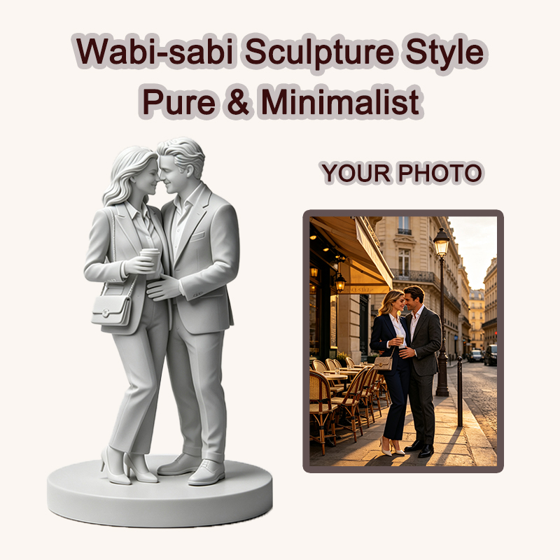 Custom 3D Printed Couple Figur - Resin Art For Anniversary Gift ulasan dan harga