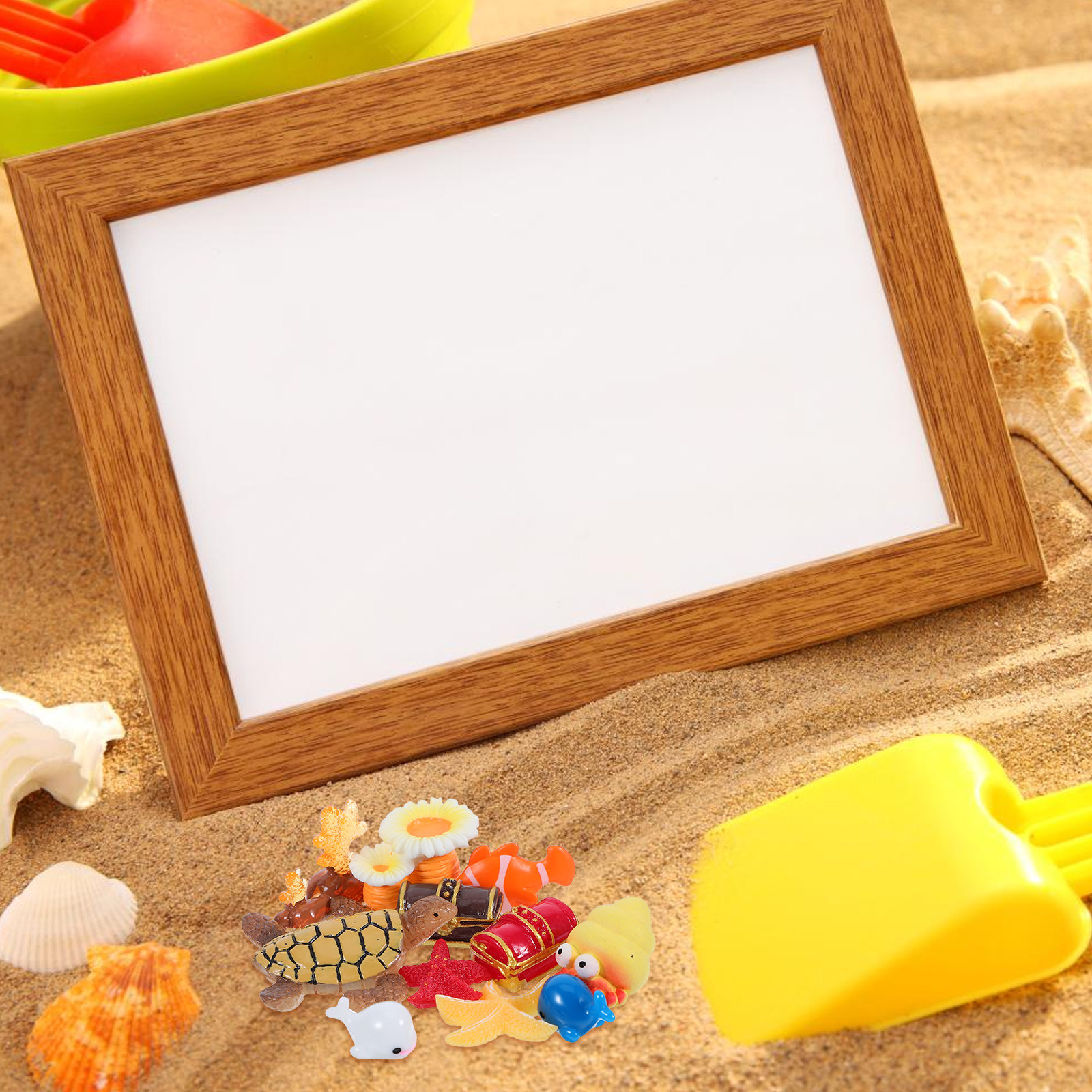11Pcs Vibrant Resin Miniature  - Resin Art Beach ulasan dan harga