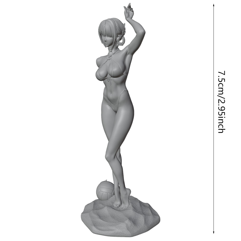 1/24 Sexy Beach Girl Miniature - Resin Art Beach ulasan dan harga